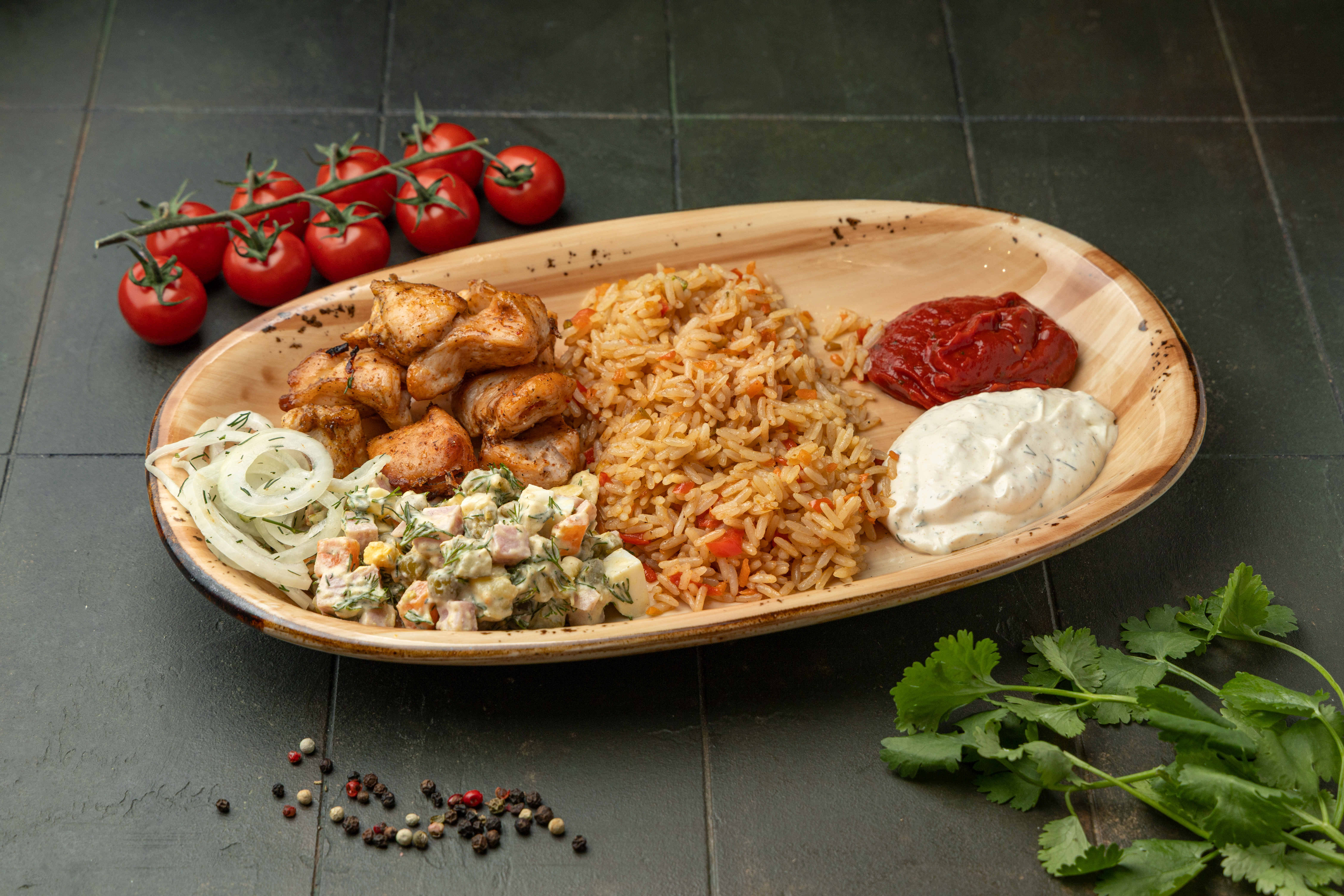 <span style="font-weight: 700;">Сет №2 Шашлык из курицы 450 г</span><br>