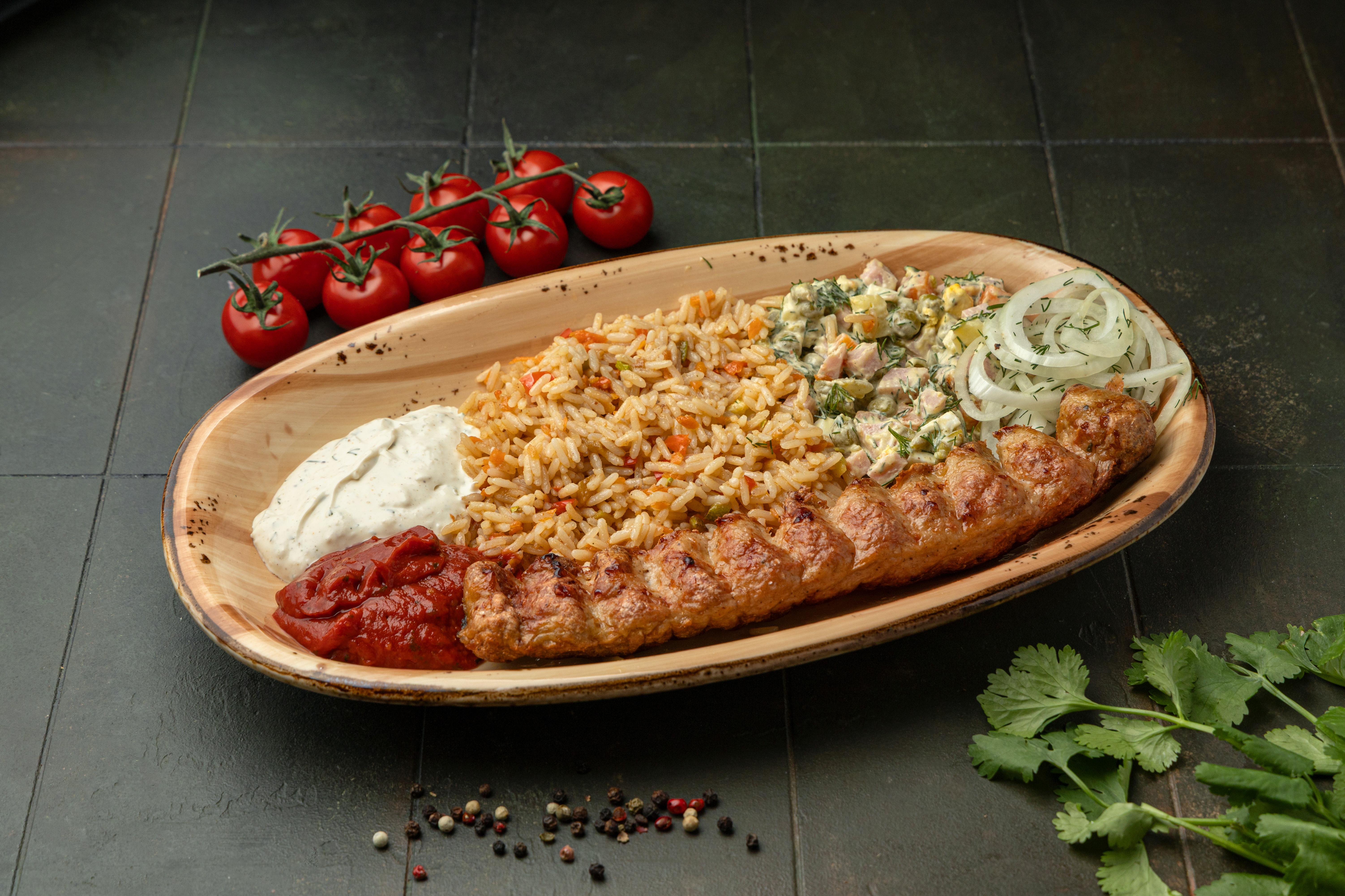 <span style="font-weight: 700;">Сет №5 Люля-кебаб из курицы 450 г</span><br>