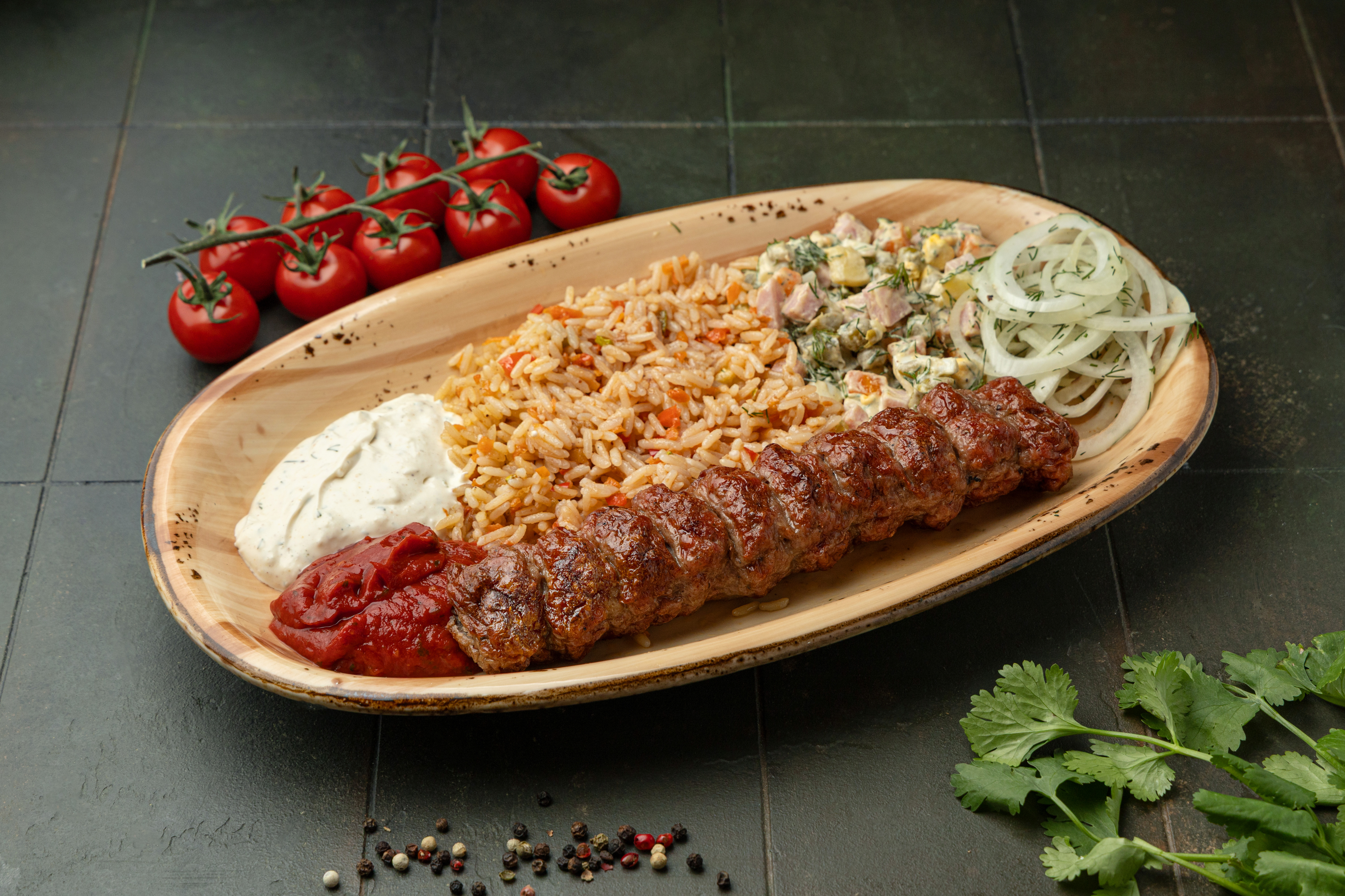 <span style="font-weight: 700;">Сет №6 Люля-кебаб из свинины 450 г</span><br>