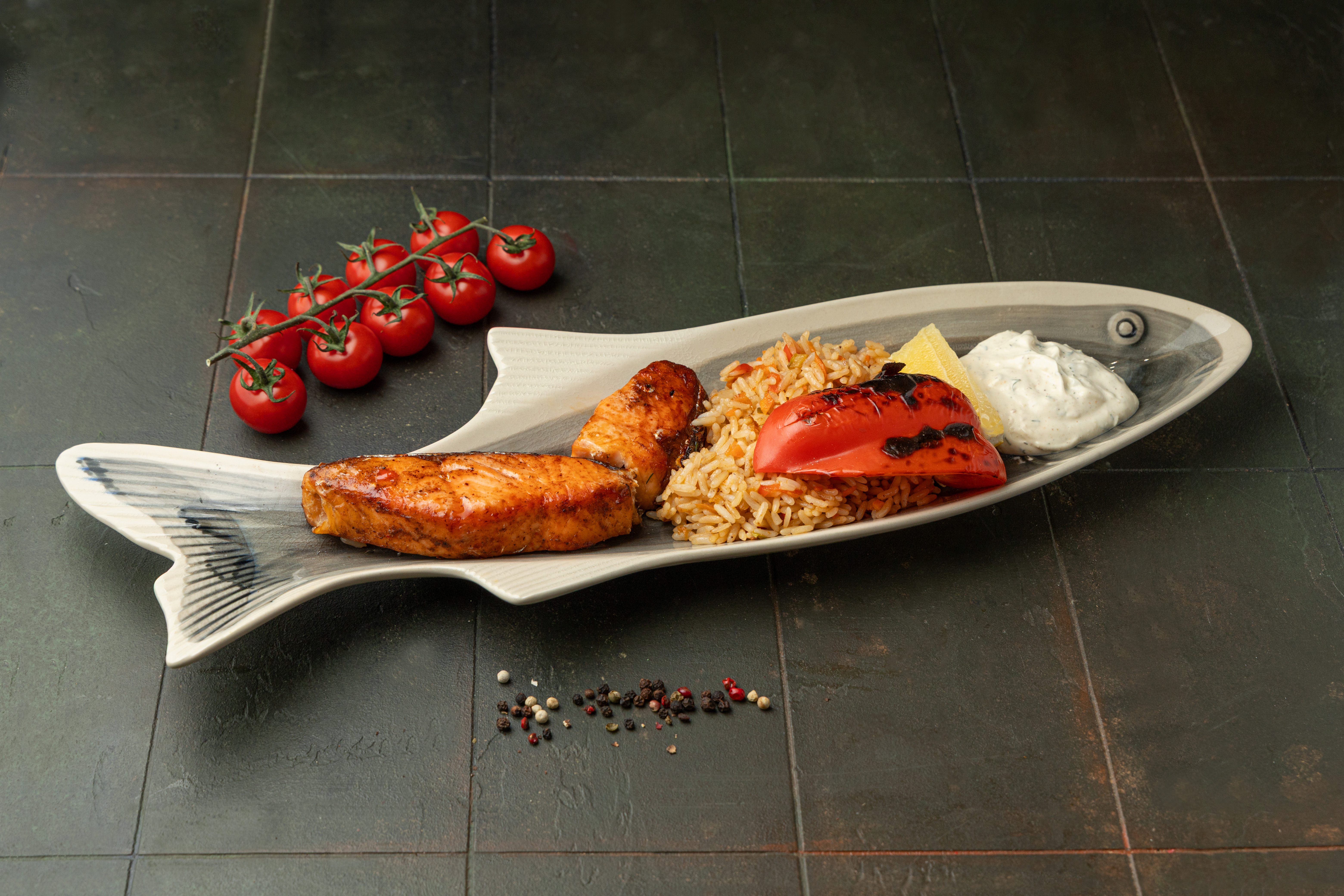 <span style="font-weight: 700;">Сет №14 Семга с болгарским перцем 450 г</span><br>